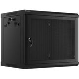 Lanberg - Wf01-6409-23b - Rackkast - 9U - Wandmontage - Staal - 60 kg