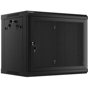 Lanberg - Wf01-6409-23b - Rackkast - 9U - Wandmontage - Staal - 60 kg