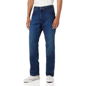 Wrangler Heren Frontier Jeans, Green Fuzz, 38W x 32L