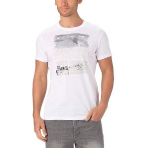 Calvin Klein Jeans Heren T-Shirt CMP85QJY600, wit (001), 58 NL (3XL)