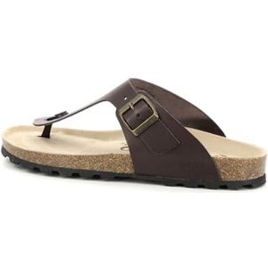 KICKERS Emma Flip-Flops voor heren, bruin, 45 EU, Bruin, 45 EU