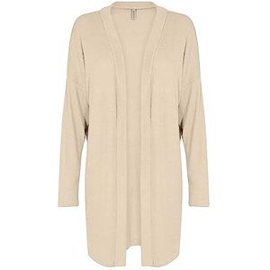 SOYACONCEPT Dames SC-Delia 4 gebreide jas, zand, XL