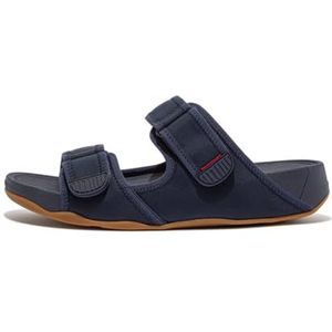 Fitflop Gogh MOC Mens verstelbare waterbestendige slippers sandaal, blauw, 6 UK, Blauw, 6 UK