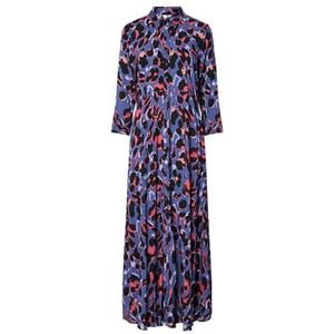 Yas - Savanna - Lange Jurk - V-hals - Lange Mouwen - Losse Pasvorm