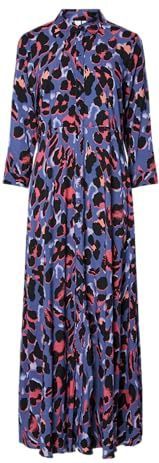 Yas - Savanna - Lange Jurk - V-hals - Lange Mouwen - Losse Pasvorm