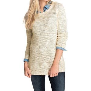 ESPRIT dames pullover tweekleurig gebreid