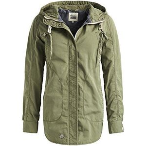 khujo Dames Navassa Washed Nylon Jacket Jacket, groen (Pistach 306), S