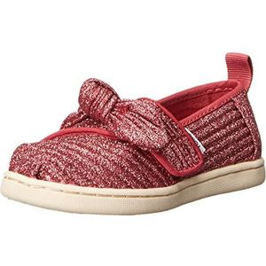 TOMS Alpargata instappers met kleine glitter voor dames, Roze Roos, 10 UK Child