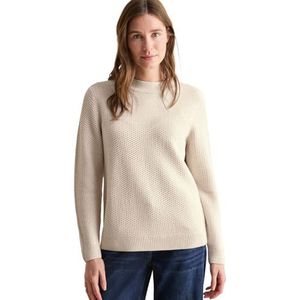 CECI - Structuurtrui - Tweekleurig - Katoenmix