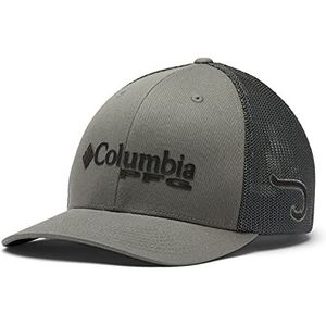 Columbia Unisex PFG Mesh Ball Cap, titanium/zwart/haak, klein/medium