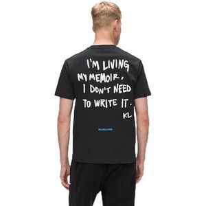 KARL LAGERFELD - Karlism Tee - T-shirt - Zwart