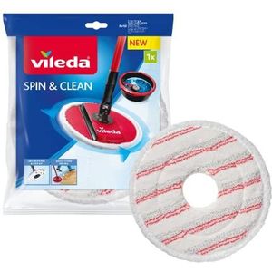 Vileda - Spin & Clean Mop navulling - 1 stuk