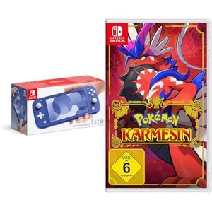 Nintendo Switch Lite Console - Blauw & NIN Pokémon Karmesin 06