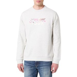 Teddy Smith Heren sweater, Ivoor wit China, L/Tall