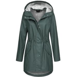 VERO MODA Vmmalou Coated Jacket Noos korte jas voor dames, Balsemgroen, XXL