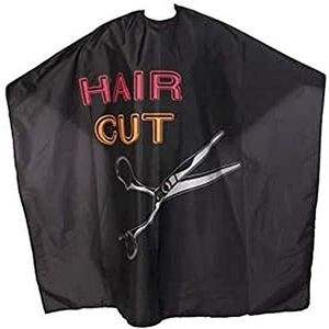 Efalock - Hair Cut Cape - Zwart - Nylon - Antistatisch - 1 stuk