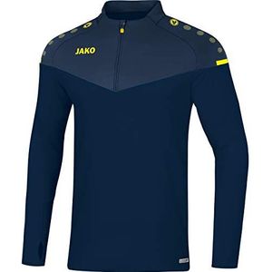 Jako Heren Ziptop Champ 2.0, marine/donkerblauw/neongeel, XL, 8620