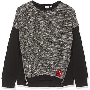 Schiesser Punk Rock sweatshirt voor meisjes, zwart (000), 110 cm
