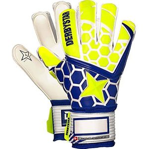 Derbystar Protect Attack XP15 handschoenen Uni, geel marineblauw wit, 9,5