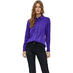 Minus Dames Phoebe Shirt 2, Violet Indigo, 6