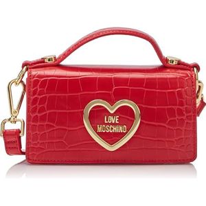 Love Moschino JC4178PP0HKC0500, handtas voor dames, rood, Rood
