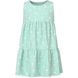 Name It - Mini - Korte Jurk - Allover Print - Ronde Hals - Zonder Mouwen