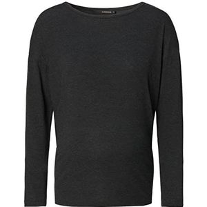 Supermom T-shirt voor dames met lange mouwen, Black - P090, 42
