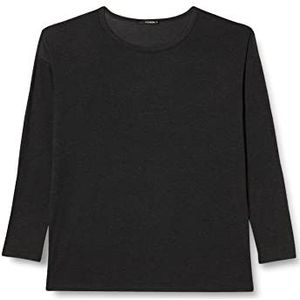 Supermom T-shirt voor dames met lange mouwen, Black - P090, 44
