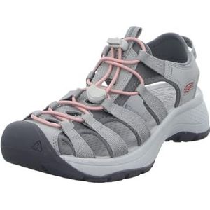 KEEN Jongens Dames Astoria West W Sandalen, Black/Grey, 21 EU, grijs koraal, 43 EU