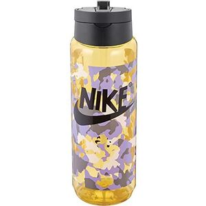 Nike Unisex - TR Renew Recharge drinkfles voor volwassenen, Yellow Ochre/Black/Black, 709ml