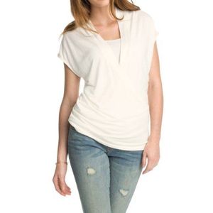 ESPRIT Collection Dames Top Wikkellook 034EO1K019, wit (off white), M