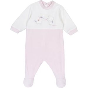 Chicco Romper voor baby en peuters, uniseks kinderen, Lichtroze, 0 Maanden