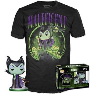 Funko Pop! & Thee: Villains - Maleficent - Diamantglans - M - Medium - Disney - T-shirt, Flanel - Kleding met Vinyl Figuur Verzamelstuk - Cadeau-idee - Speelgoed en T-shirt met korte mouwen