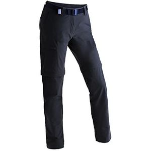 Maier Sports dames Inara slim zip wandelbroek, afritsbare outdoorbroek, trekkingbroek met afneembare broekspijpen, slim fit