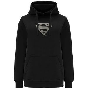 Ert Group Origineel en officieel gelicentieerd door DC Silver Sweatshirt met capuchon voor dames Superman 005, 3XL, Superman 005 zilver, 3XL