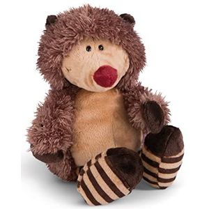 Zachte knuffel egel Hetch Hogan 35cm bruin - Duurzaam zacht speelgoed gemaakt van zachte pluche, schattig zacht speelgoed om mee te knuffelen en te spelen, geweldig geschenkidee