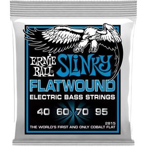 Ernie Ball Extra Slinky Flatwound Electric Bass Strings - 40-95 Gauge