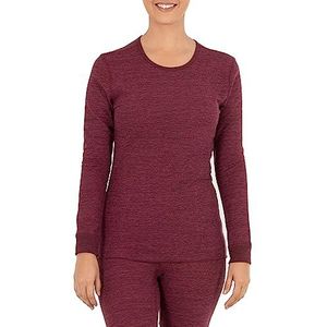 Fruit of the Loom Vrouwen Micro wafel thermische bemanning Top pyjama