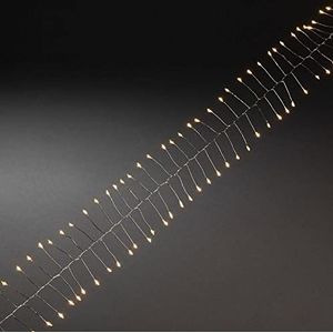 Konstsmide, 1465-890, Micro LED Fairy Lights, Firecracker"", met 6h timer, 60 amberkleurige diodes, op batterijen, binnen, zilverkleurige draad