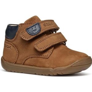 Geox B Macchia Boy C Sneakers voor babyjongens, maat 19 EU, bruin, 19 EU