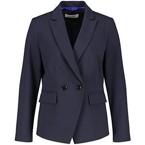 Gerry Weber Dames 830037-31340 Blazer met lange mouwen, blauw-marine, 34