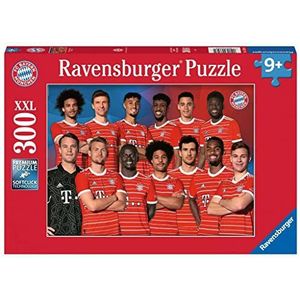 Ravensburger Kinderpuzzle 13328 - FC Bayern Saison 2022/2023-300 Teile XXL FC Bayern München Puzzle für Kinder ab 9 Jahren