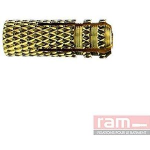 Ram pluggen, messing, 10 mm, 10 stuks