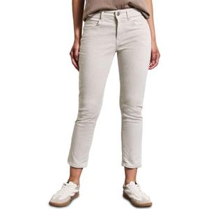 Street One - A379184 - Jeans - Gewassen Gestreept Beige - 7/8 Dames
