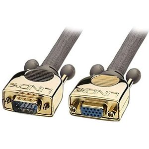 LINDY 37839 Gold VGA-kabel M/F 15 m