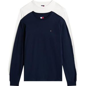 Tommy Jeans - Heren L/S T-shirt - Katoen