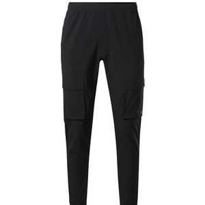 Reebok ACTIV COLL SKYSTRETCH Geweven Cargo Pant Zwart, Zwart, L