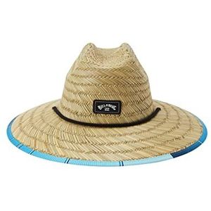 Billabong Heren Classic Straw Hat With Printed Lifeguard zonnehoed, blauw gestreept, eenheidsmaat EU, blauw gestreept, Eén maat