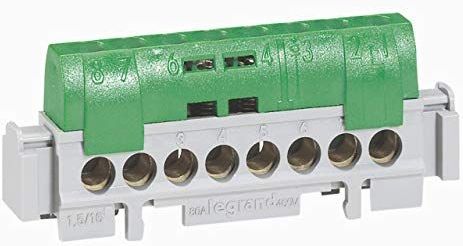 Legrand - Verdeelblokken - Groen - Elektronica Benodigdheden - 100A - IP20