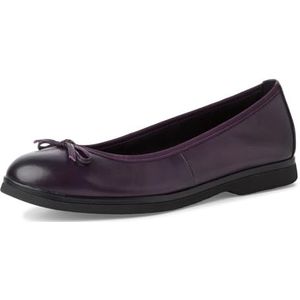 Marco Tozzi Ballerina 2-22108-43 ballerina's voor dames, paars, 37 EU, paars, 37 EU